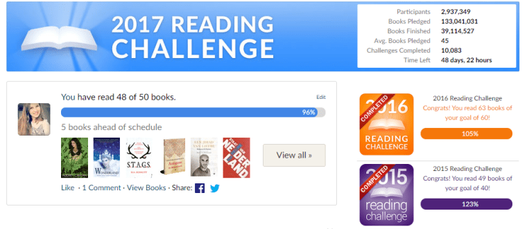 reading challenge